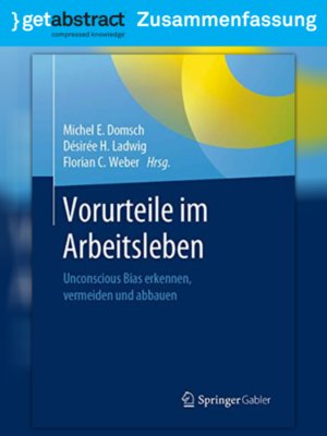 cover image of Vorurteile im Arbeitsleben (Zusammenfassung)